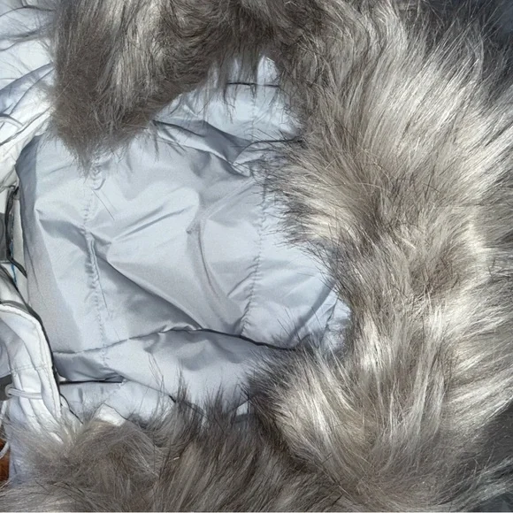 Columbia Ava Alpine II Insulated Waterproof Women Sz M Ski Jacket White Grey New - Picture 12 of 15